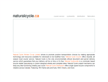 Tablet Screenshot of naturalcycle.ca